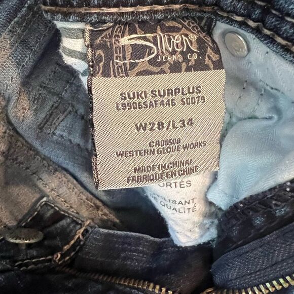 Silver Jeans Suki Surplus Mid Rise Bootcut Womens - Picture 10 of 10